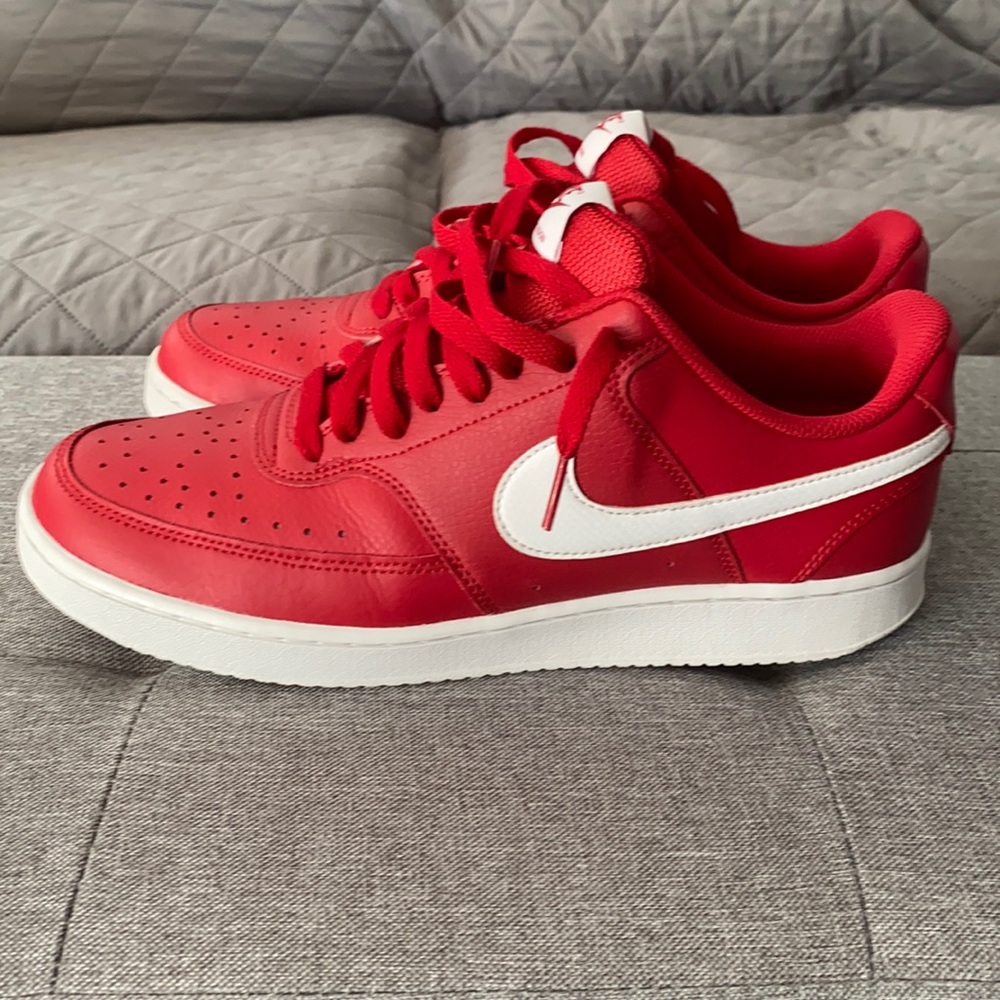 Nike Court Vision men’s size 9 1/2 color red used